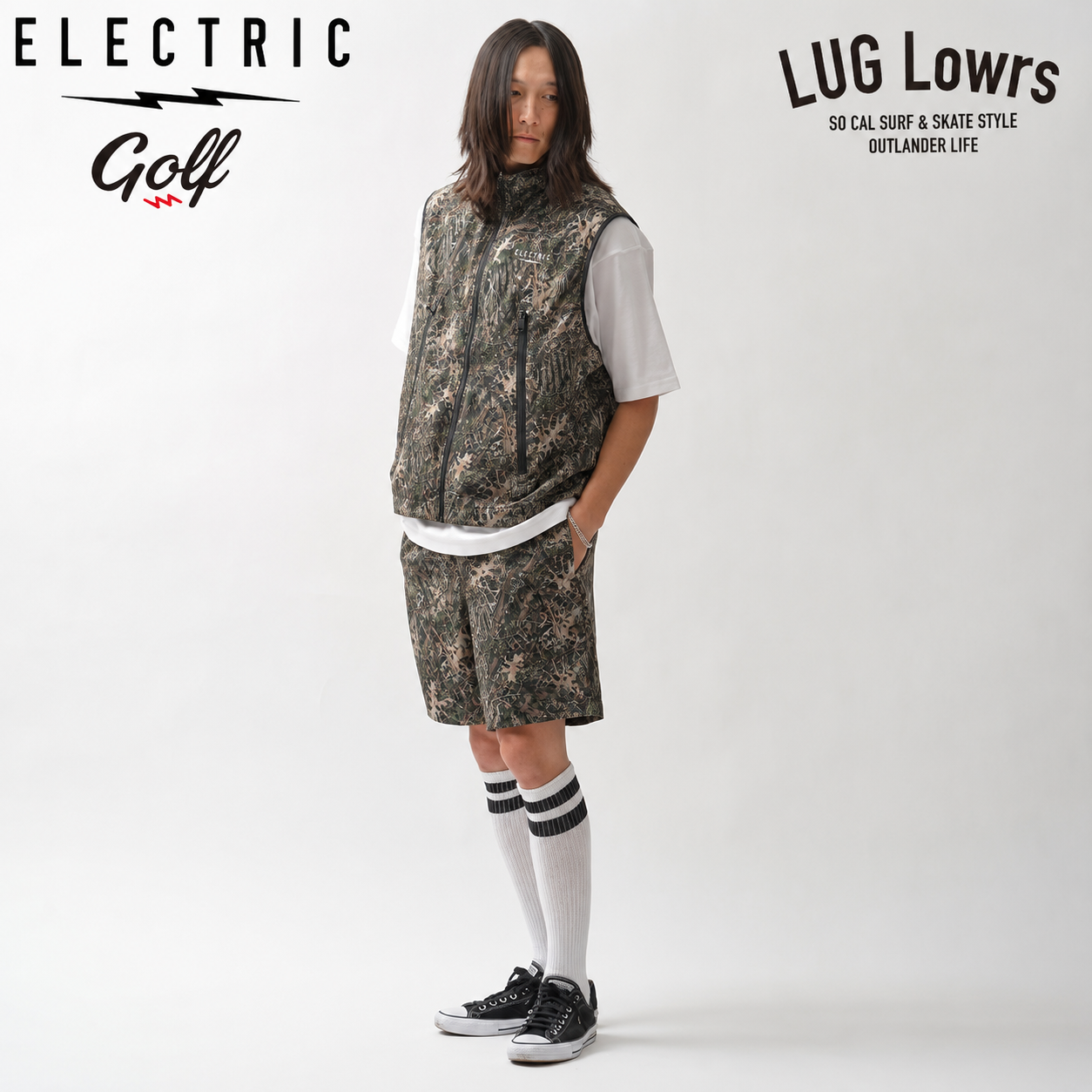 electric golf エレクトリックゴルフ ベスト TECH VEST TREE CAMO｜ELECTRIC GOLF | LUG Lowrs LOG