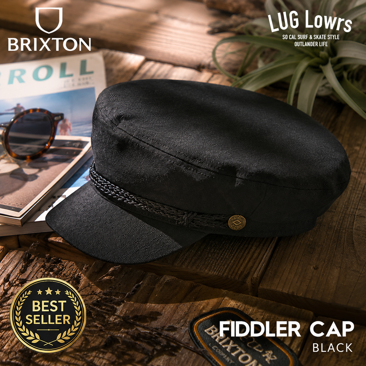 長年愛されるBRIXTONのマリンキャップ。FIDDLER CAPの魅力とは - LUG